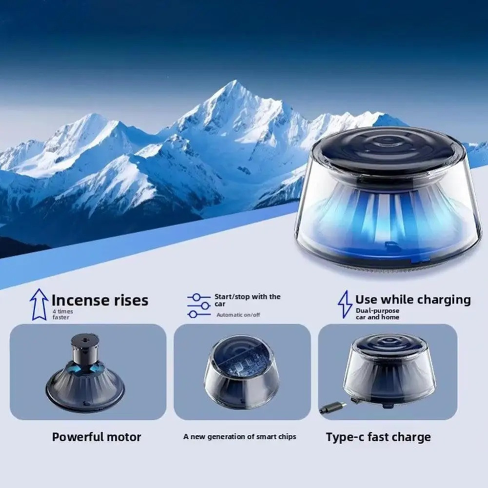 Volcano LED Car Diffuser