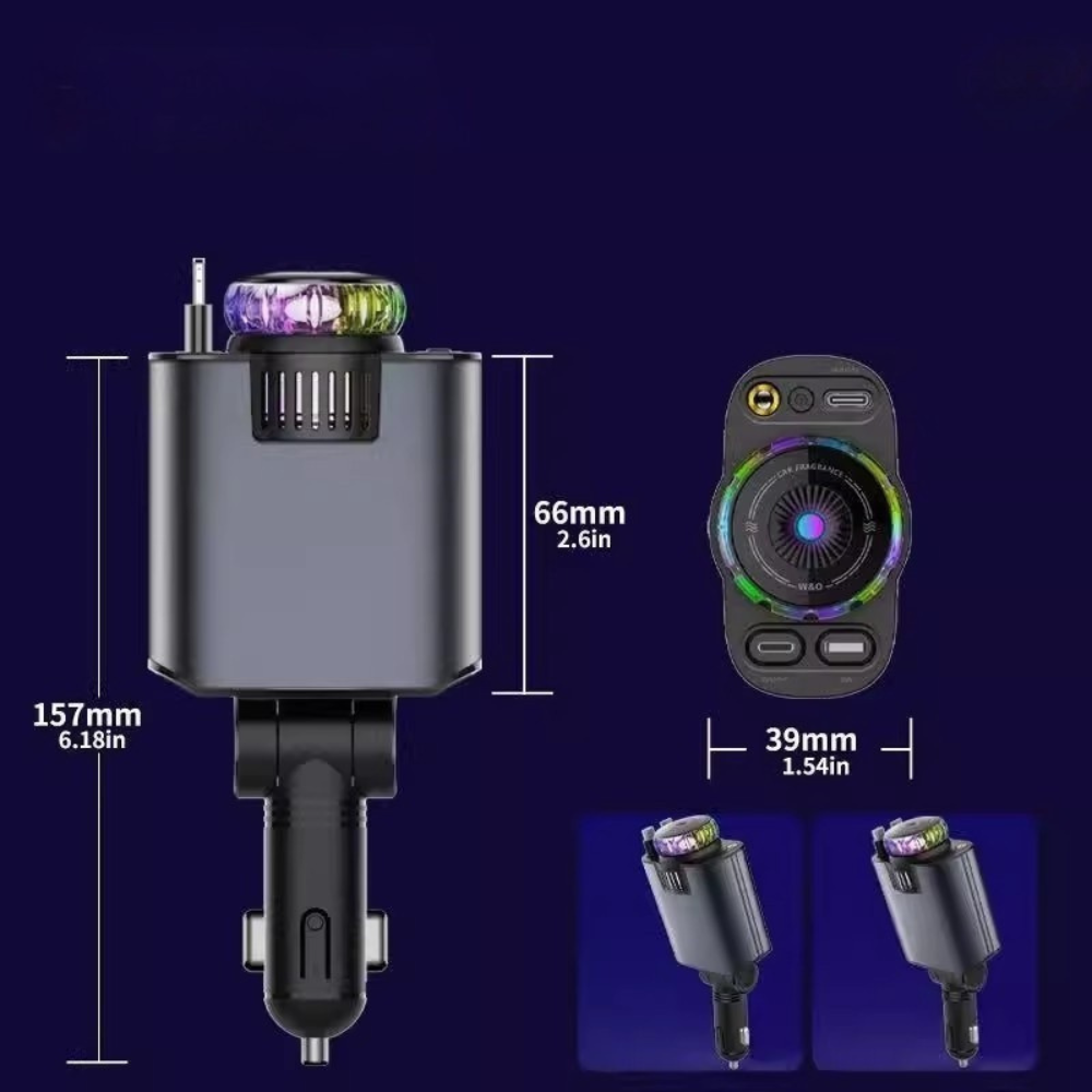5 in 1 Multifunctional Car Charger