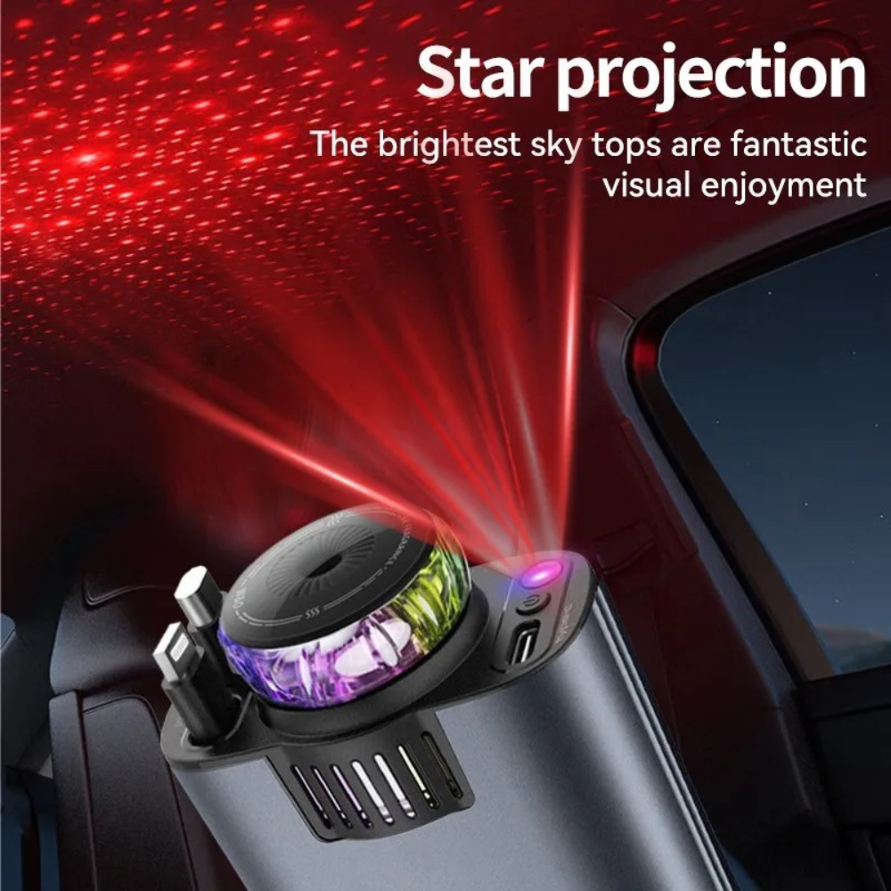 5 in 1 Multifunctional Car Charger