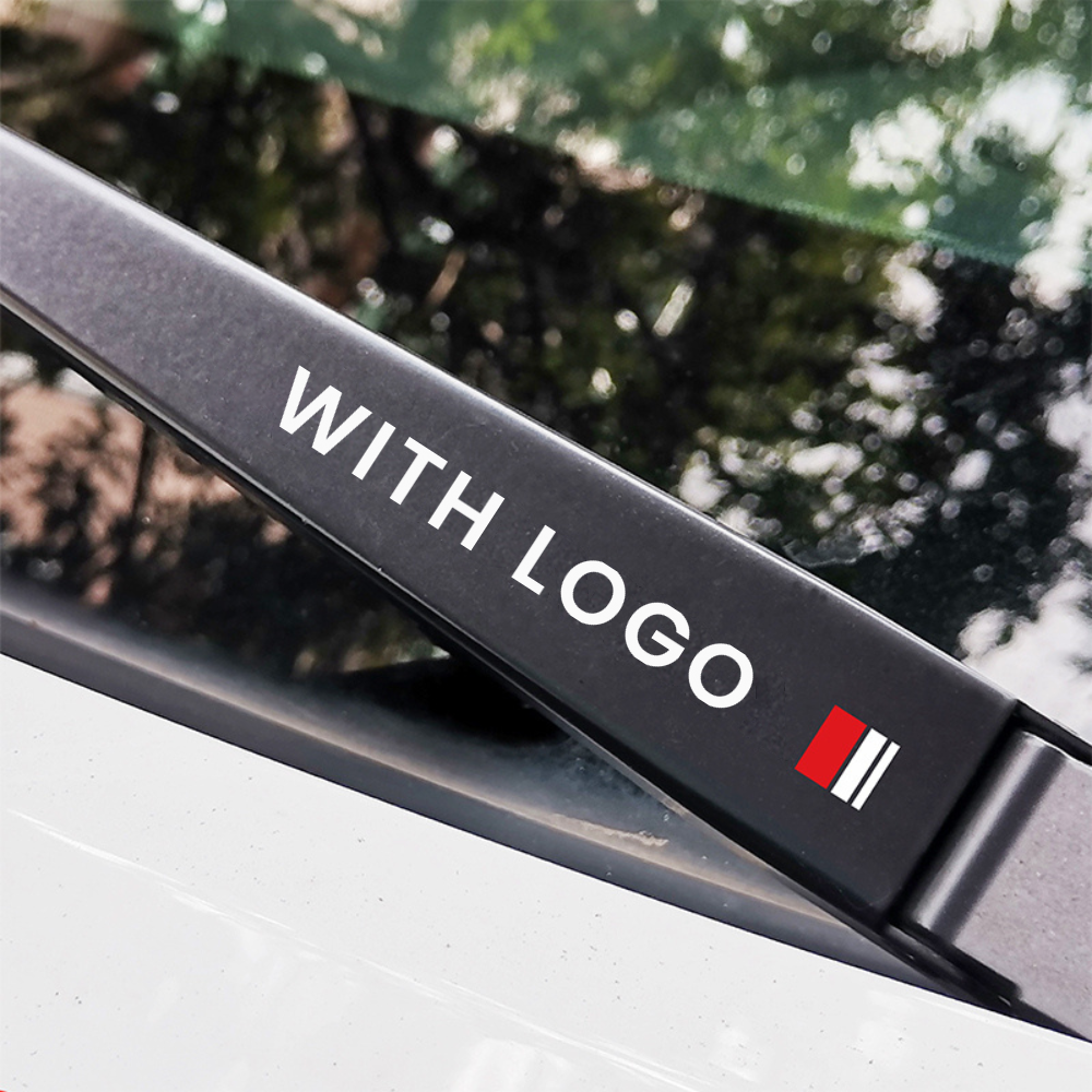 Car Wiper Arm Stickers with Logo – Pack of 3