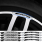 Pack of 4 Alloy Rim Stickers – image 2