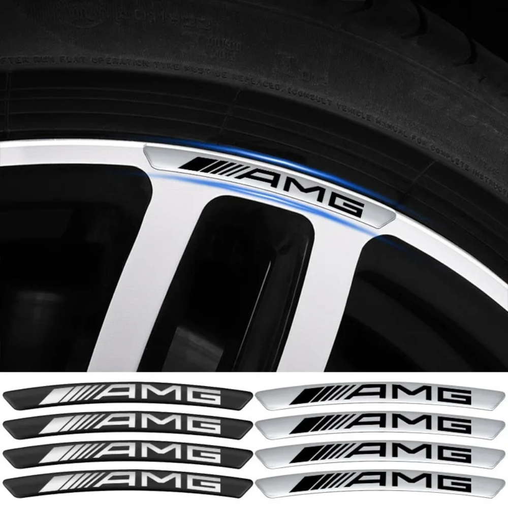 Pack of 4 Alloy Rim Stickers – image 2