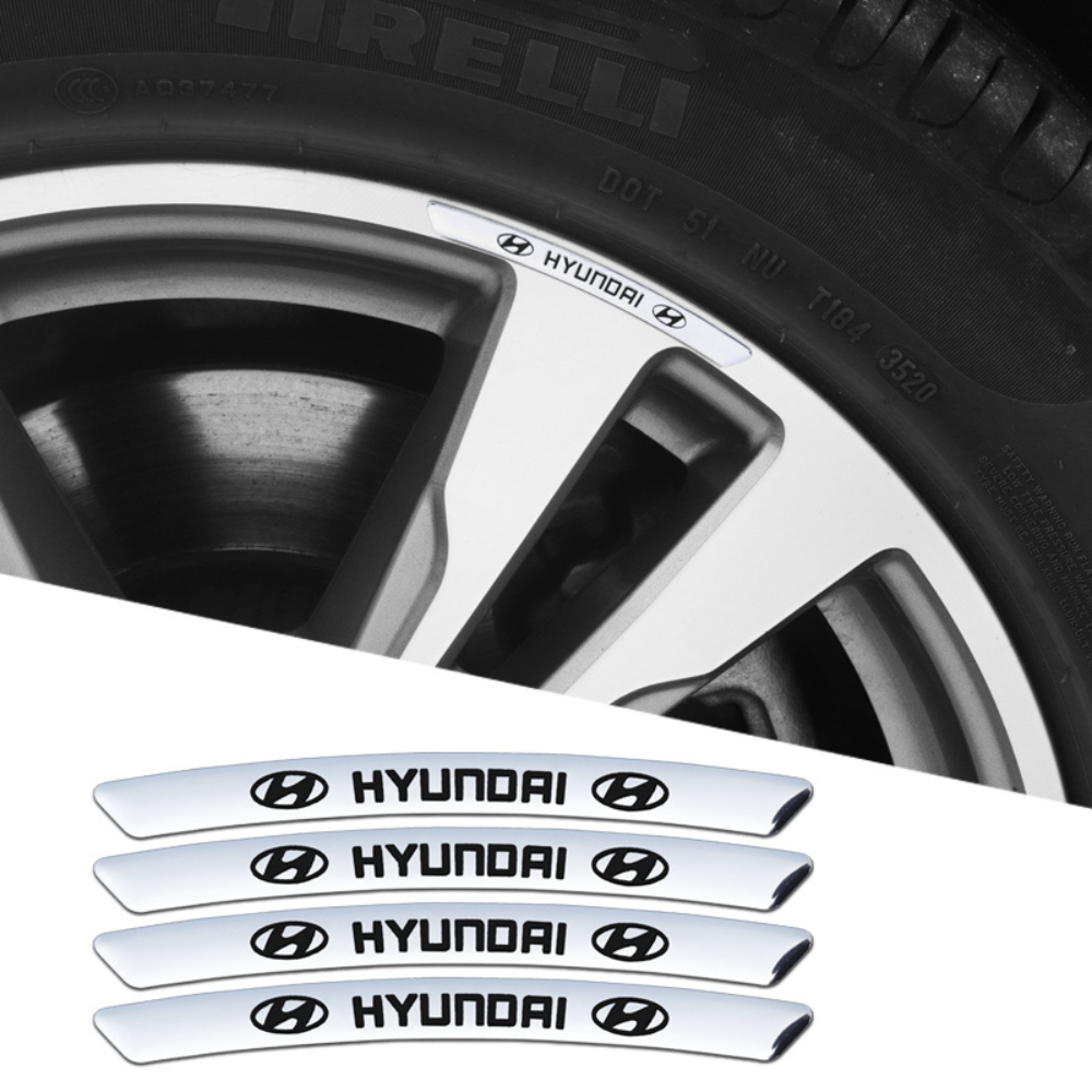 Pack of 4 Alloy Rim Stickers – image 4