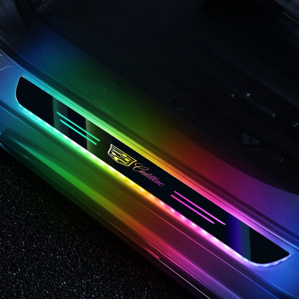 Pack of 2 LED Car Door Sill Plates – image 4