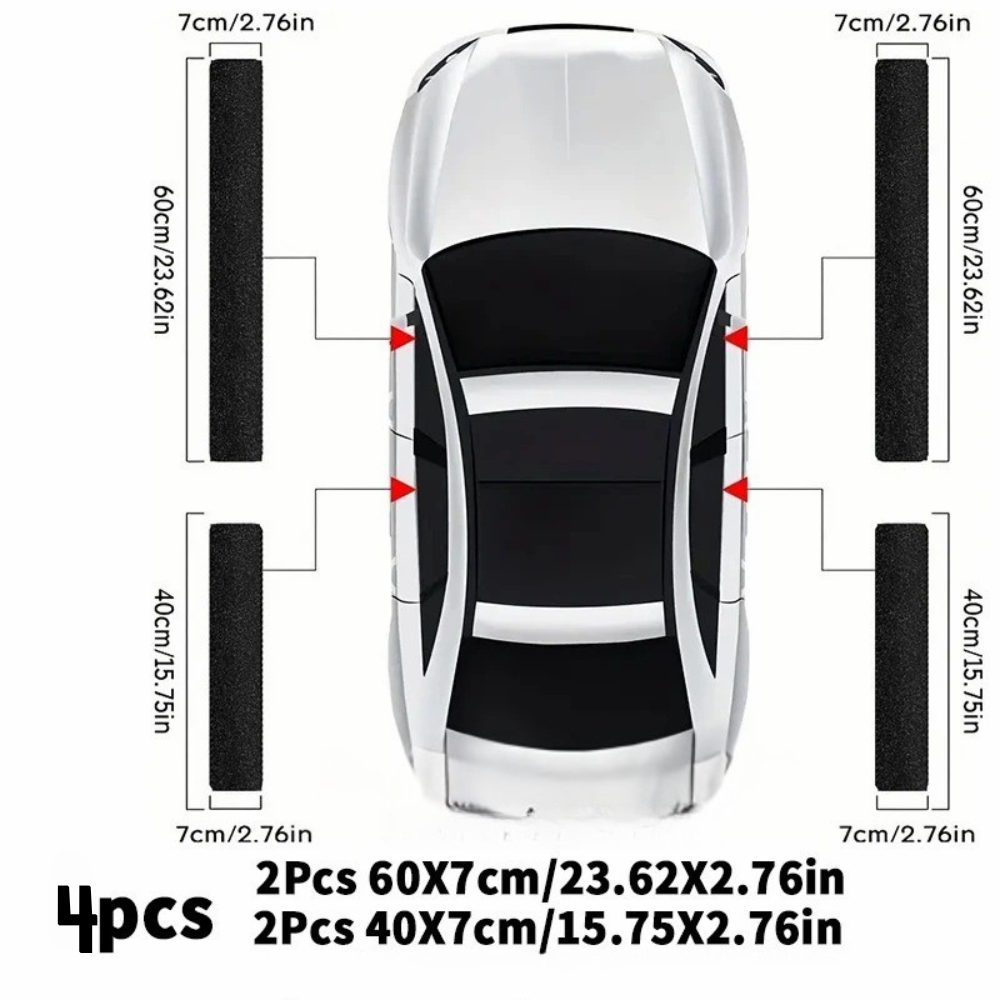Pack of 4 Car Door Sill Protectors – image 6