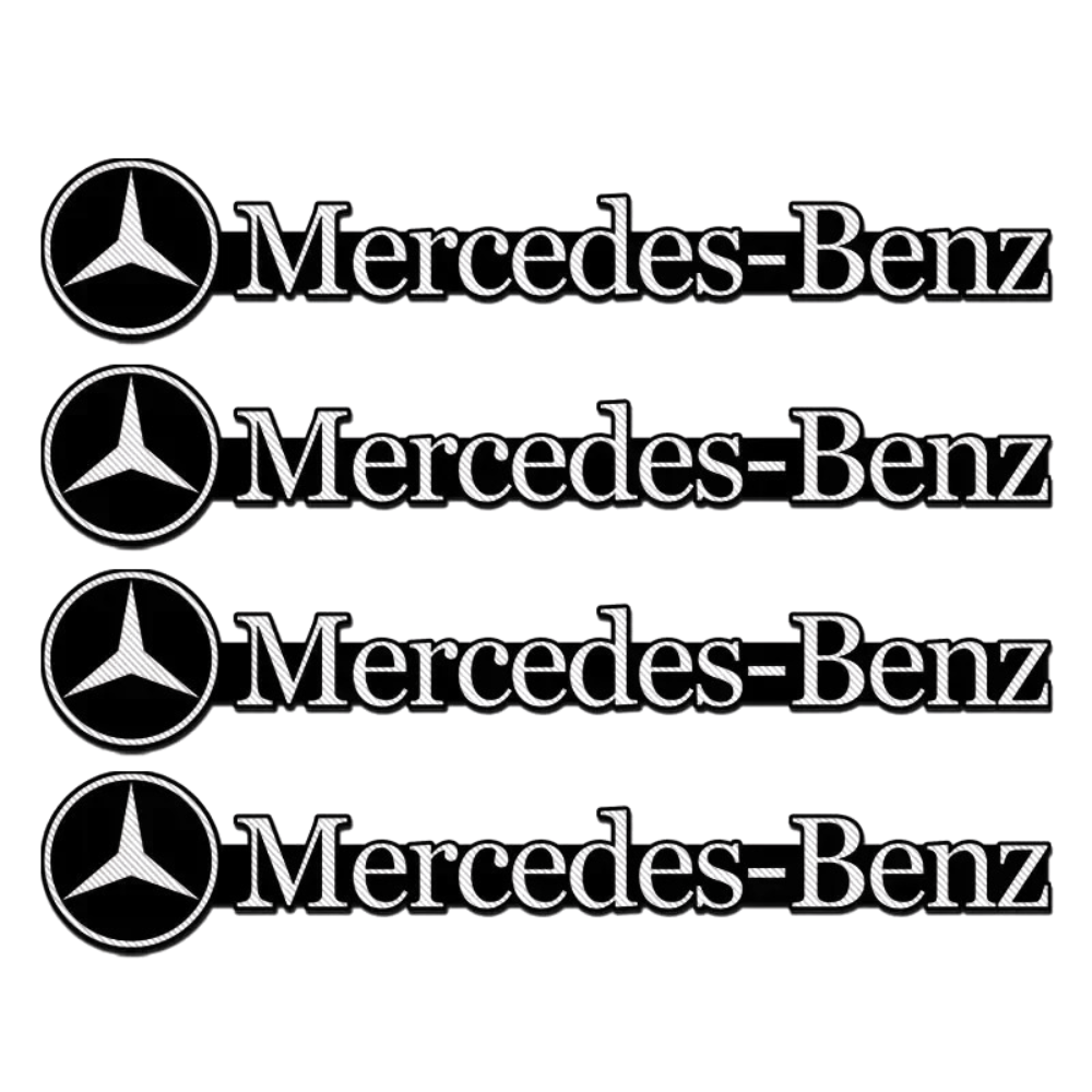 Pack of 4 Automotive Decorative Sticker 3D – image 7