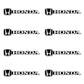 Pack of 4 Automotive Decorative Sticker 3D – image 9