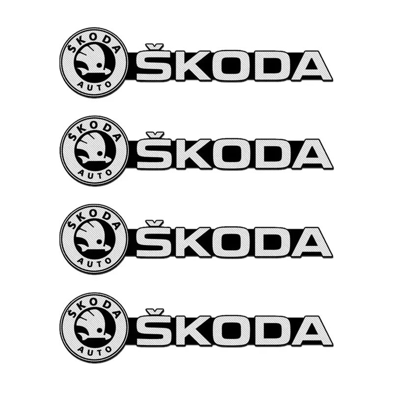 Pack of 4 Automotive Decorative Sticker 3D – image 11