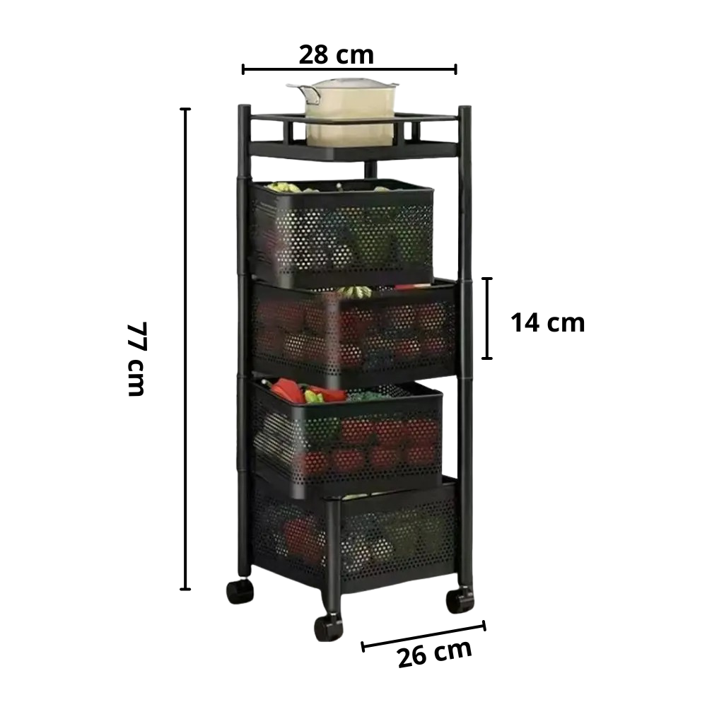 Rotating Storage Trolley