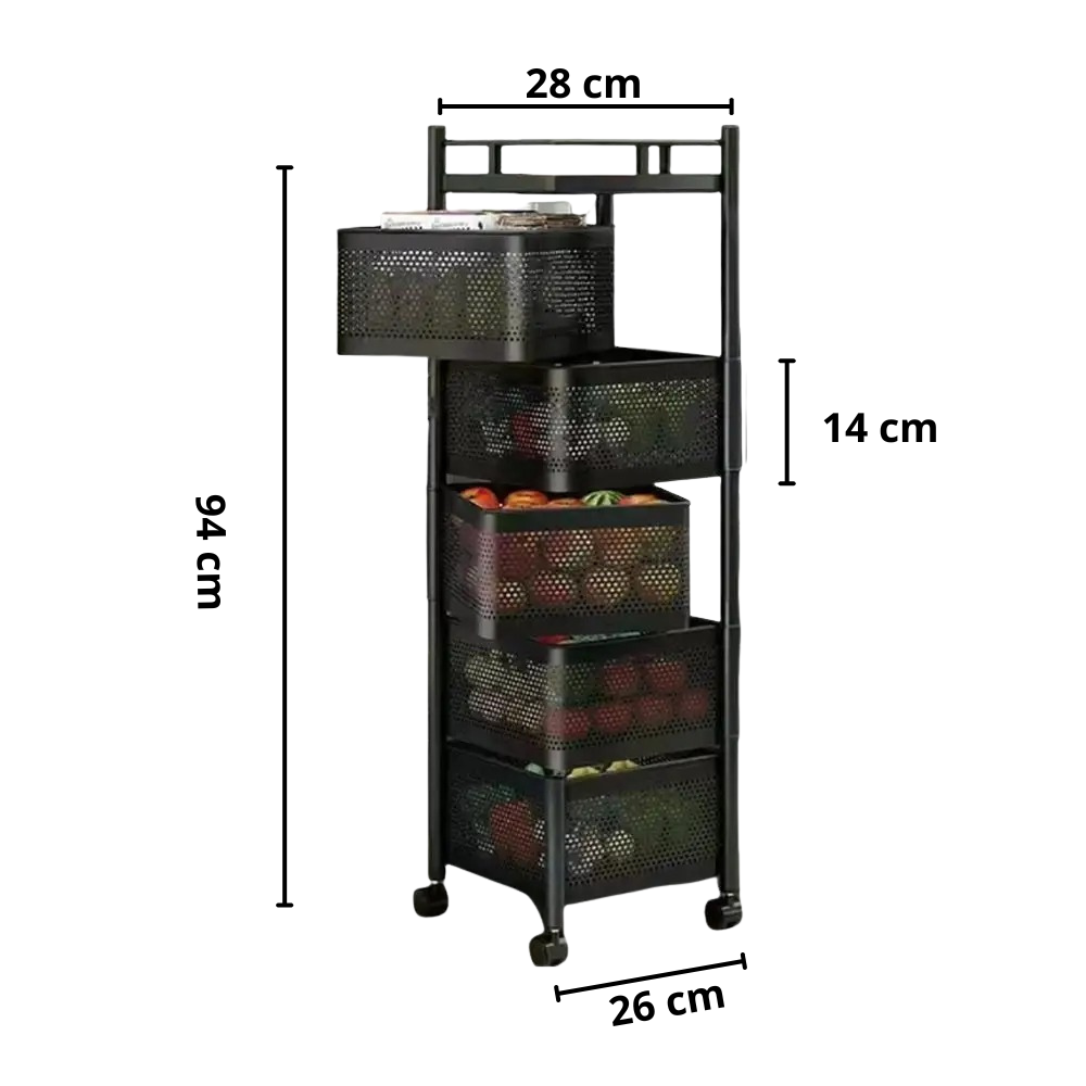 Rotating Storage Trolley