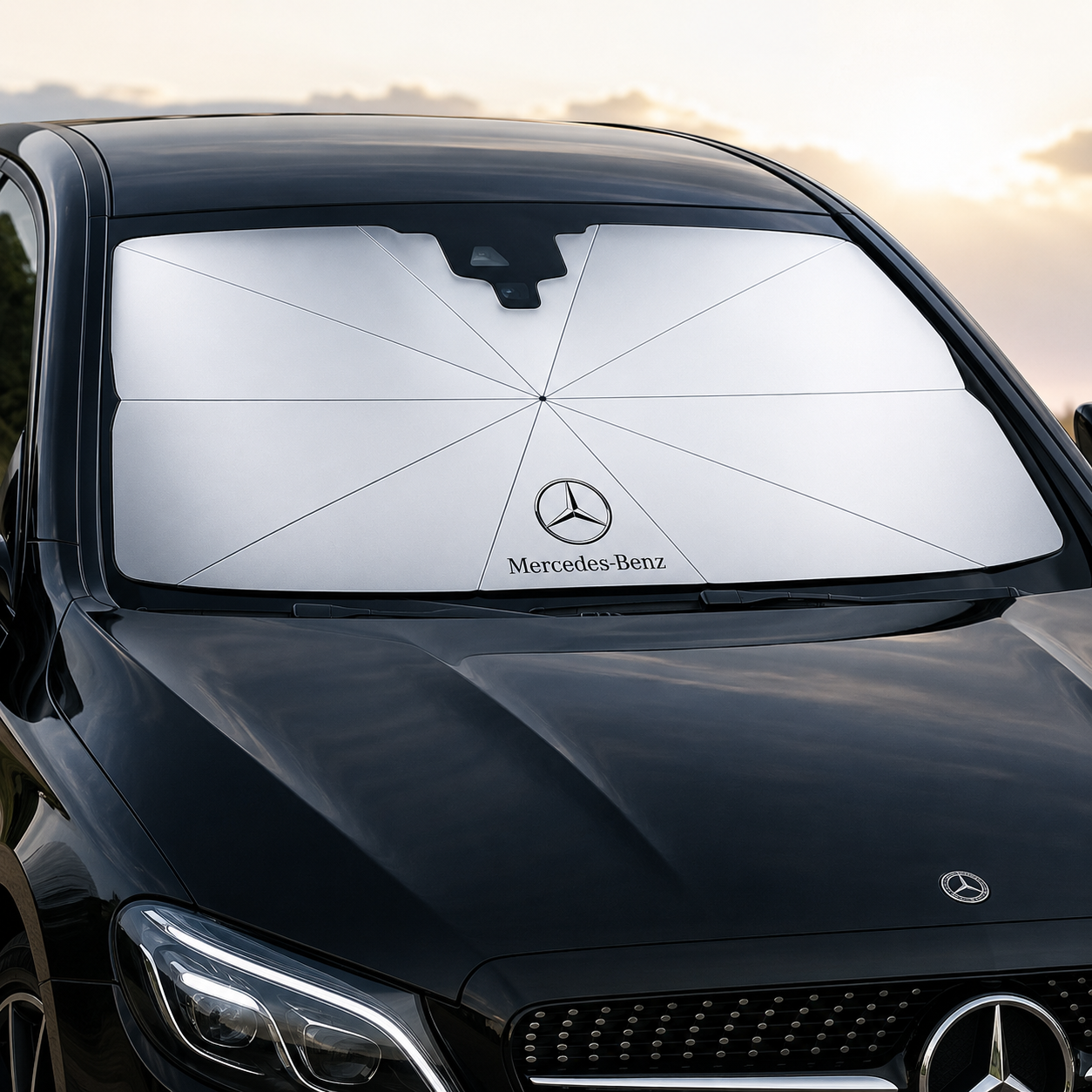 Foldable Windscreen Sunshade
