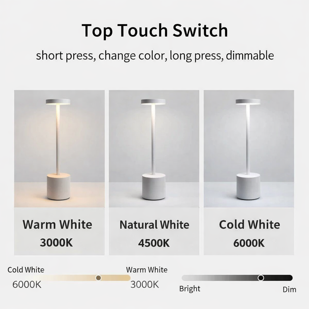 Cordless Touch LED Lamp