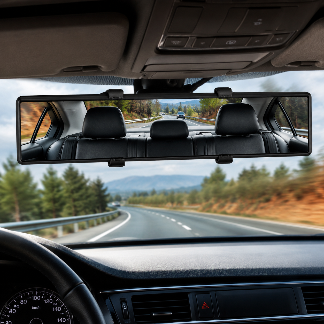 Universal Panoramic Rear View Mirror