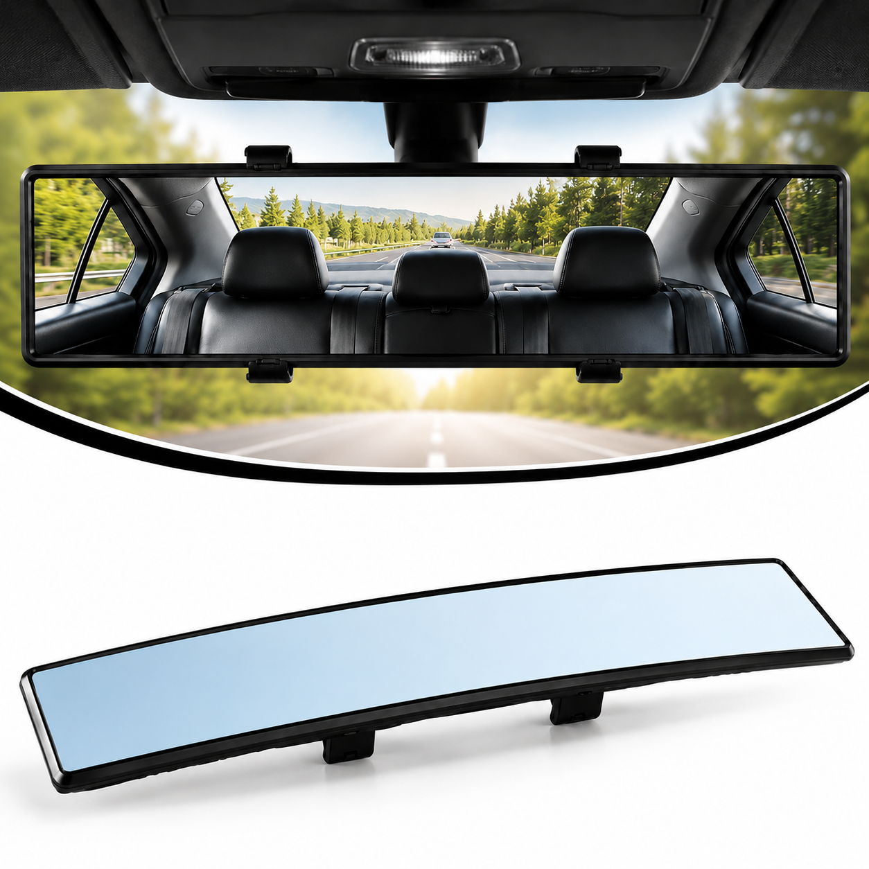 Universal Panoramic Rear View Mirror