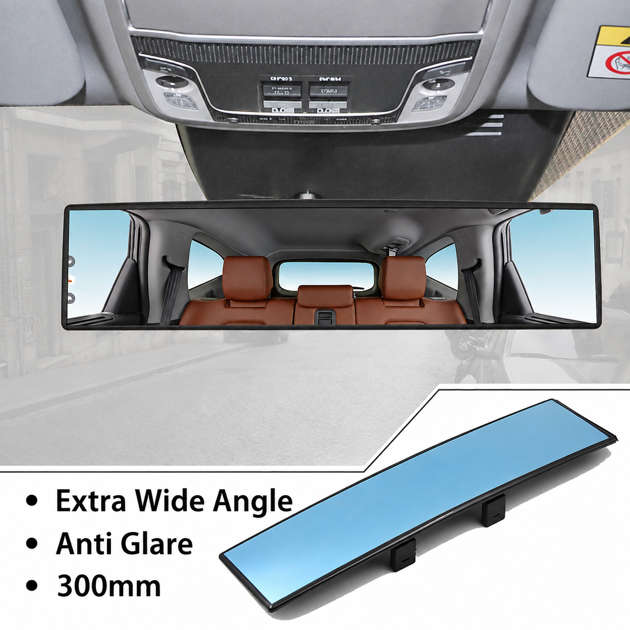 Universal Panoramic Rear View Mirror