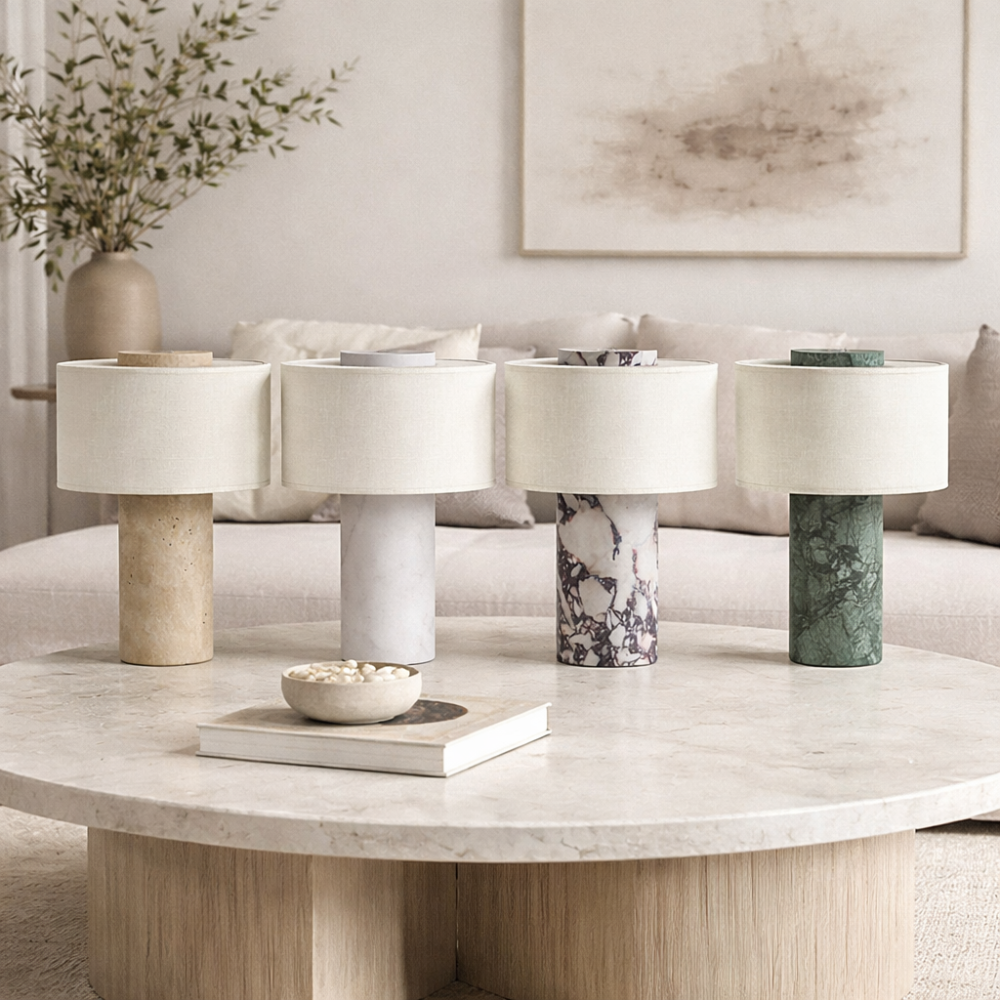 Luxe Marble Touch Table Lamp