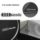 Pack of 4 Automotive Decorative Sticker 3D