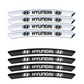 Pack of 4 Alloy Rim Stickers