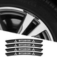 Pack of 4 Alloy Rim Stickers