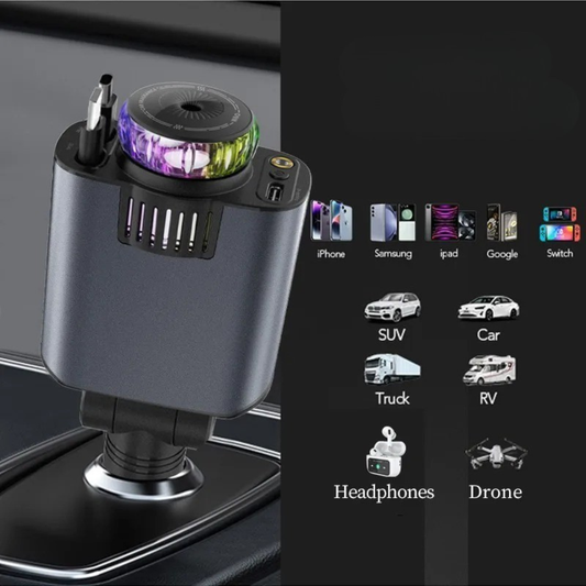 5 in 1 Multifunctional Car Charger