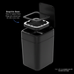 Automatic Smart Trash Can 17L - Black