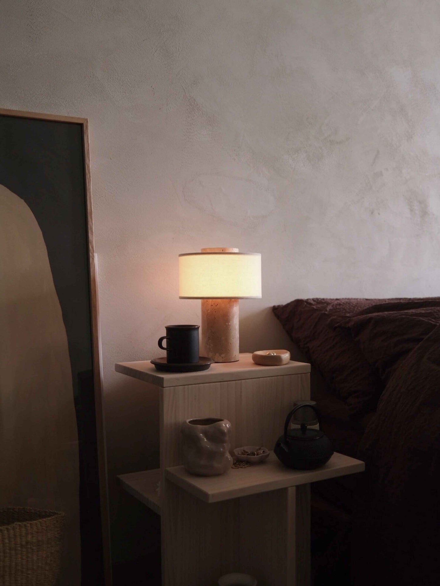 Luxe Marble Touch Table Lamp