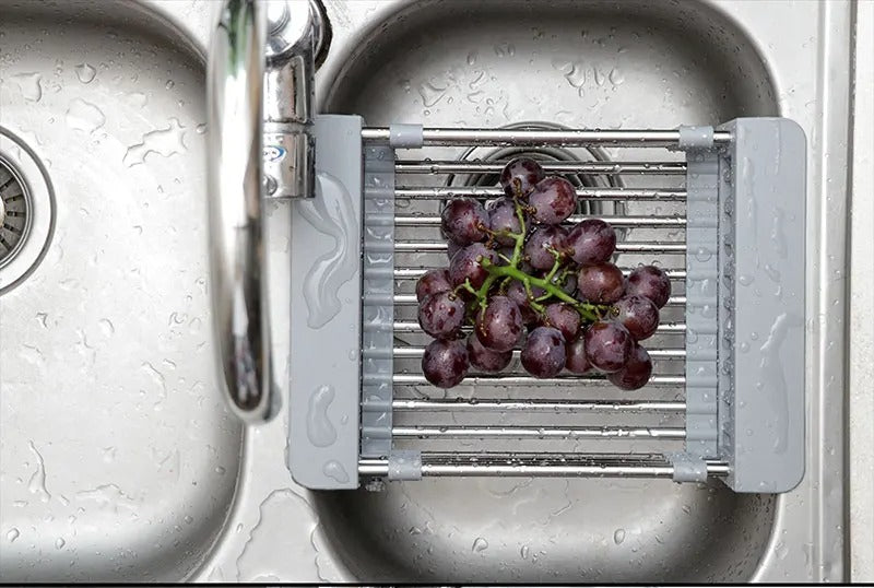 Retractable Stainless Steel Dish Drainer